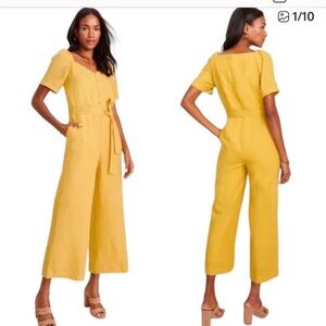 Ann Taylor Yellow JS with Puff Sleeves nwot size 12